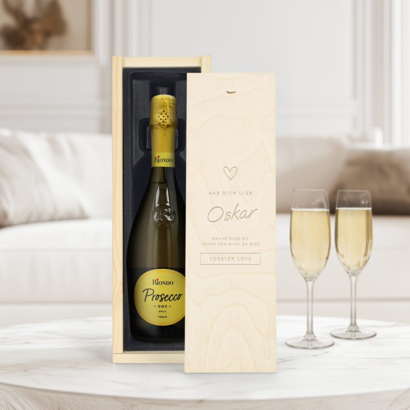 Bild von   riondo prosecco spumante kisjpg | 🌟 Gravur nach Wunsch 🪄