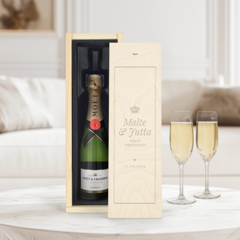 Bild von   moet chandon champagner gescjpg | 🌟 Gravur nach Wunsch 🪄