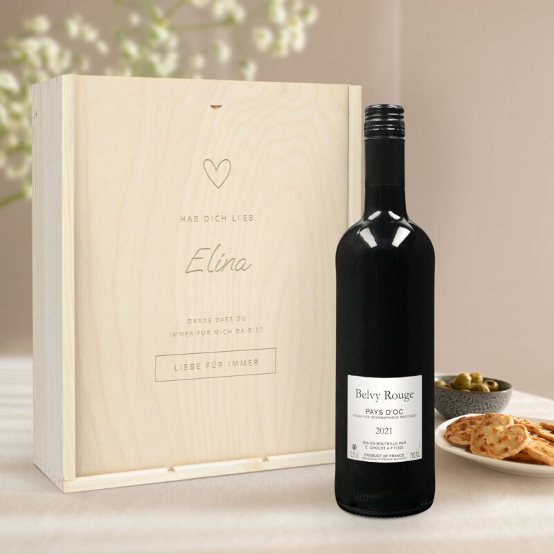 Bild von   wein geschenkset belvy weijpg | 🌟 Gravur nach Wunsch 🪄
