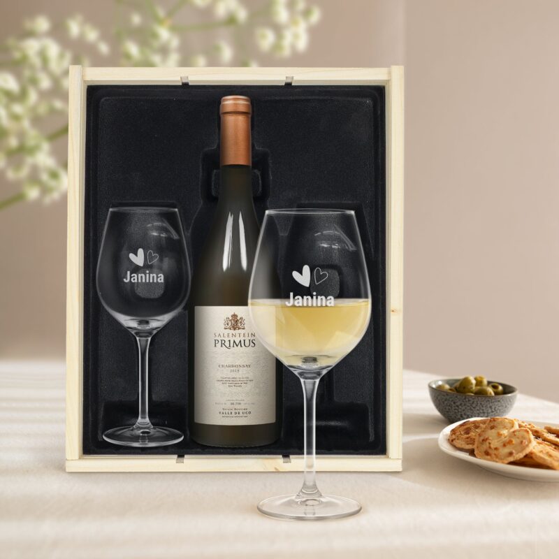Bild von   geschenkset wein salentein prijpg | 🌟 Gravur nach Wunsch 🪄