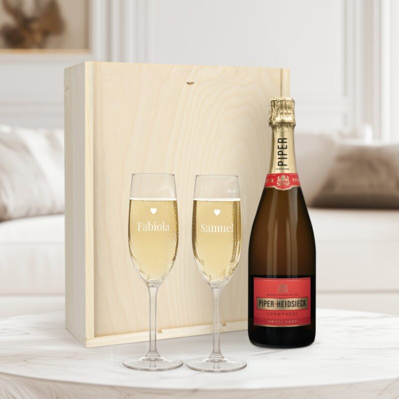 Bild von   piper heidsieck brut mit grajpg | 🌟 Gravur nach Wunsch 🪄
