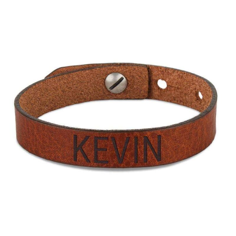 Bild von   lederarmband mit gravur herrjpg | 🌟 Gravur nach Wunsch 🪄