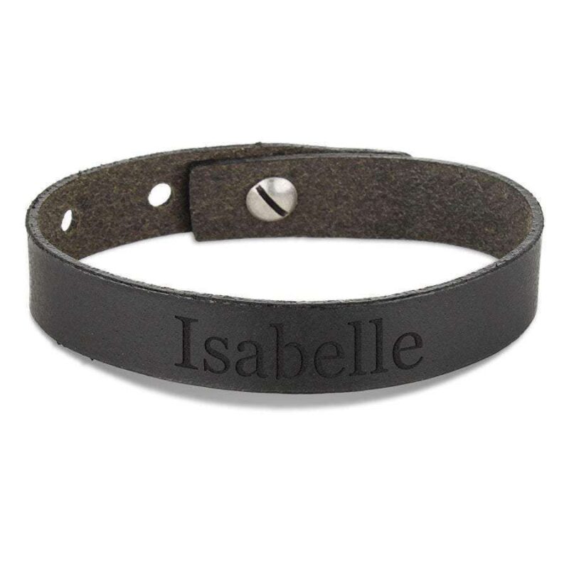 Bild von   lederarmband mit gravur damejpg | 🌟 Gravur nach Wunsch 🪄