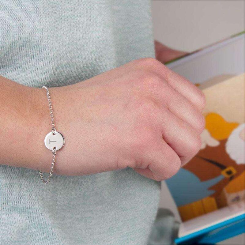 Bild von   armkette mit gravur silberjpg | 🌟 Gravur nach Wunsch 🪄