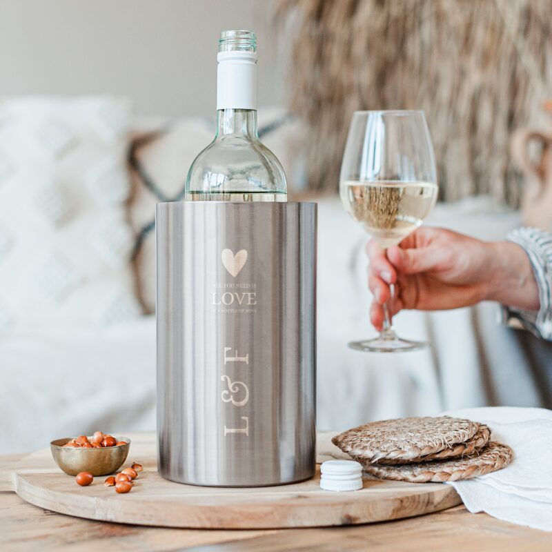 Bild von   weinkuehler mit gravurjpg | 🌟 Gravur nach Wunsch 🪄