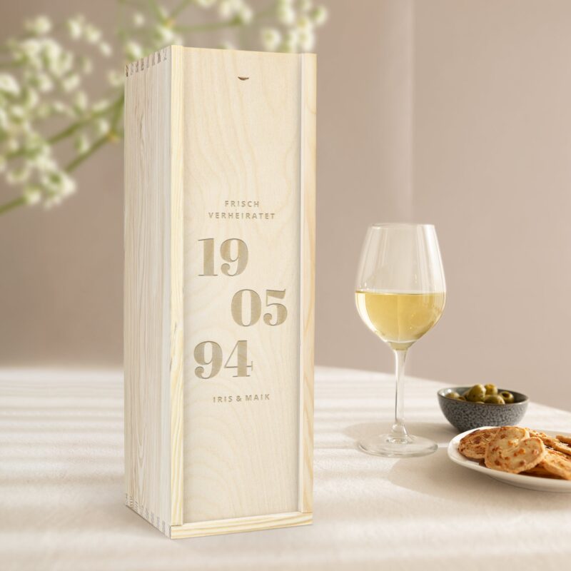 Bild von   weinkiste mit gravur magnumjpg | 🌟 Gravur nach Wunsch 🪄