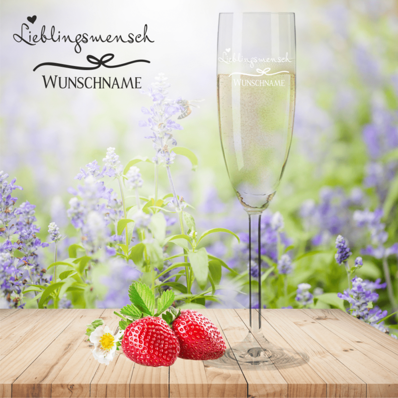 Bild von   sektglas von leonardo lieblingpng | 🌟 Gravur nach Wunsch 🪄