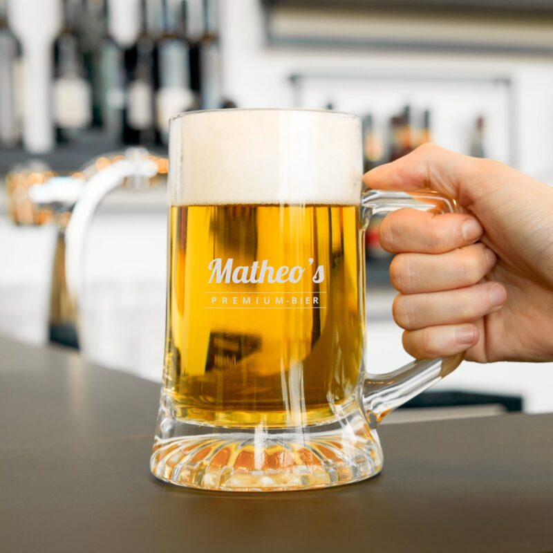 Bild von   bierkrug mit gravur  stueckjpg | 🌟 Gravur nach Wunsch 🪄