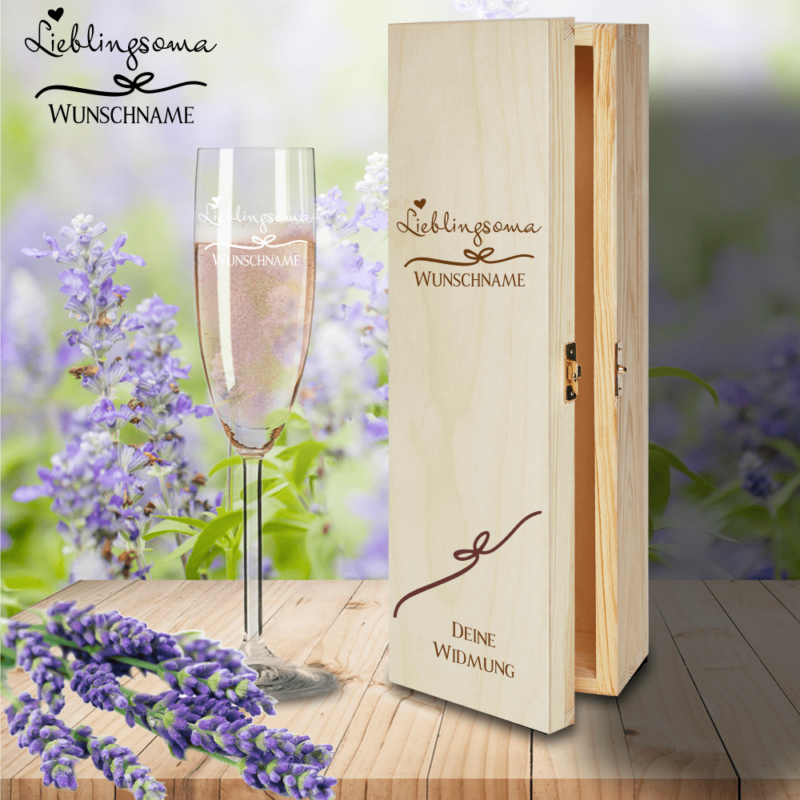 Bild von   geschenkbox lieblingsoma mit spng | 🌟 Gravur nach Wunsch 🪄