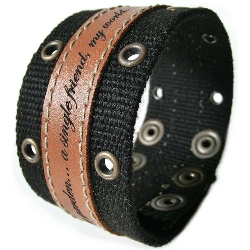 Bild von   gravur textil lederarmband  cjpg | 🌟 Gravur nach Wunsch 🪄