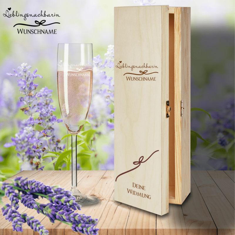 Bild von   geschenkbox lieblingsnachbarinpng | 🌟 Gravur nach Wunsch 🪄