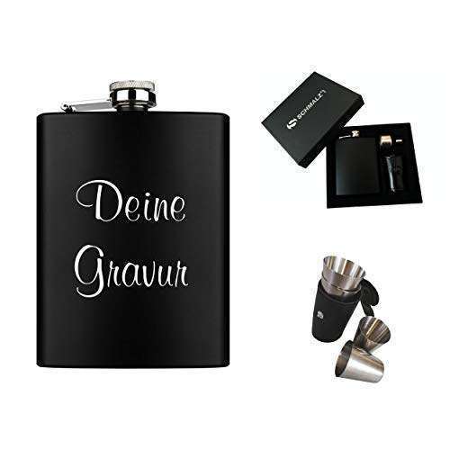🖼️ 12156-1-schmalz-flachmann-set-schwar.jpg | 🌟 Gravur nach Wunsch 🪄 Bild von schmalz flachmann set schwarjpg | 🌟 Gravur nach Wunsch 🪄