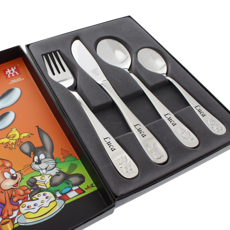 Bild von   kinderbesteck mit namensgravurpng | 🌟 Gravur nach Wunsch 🪄