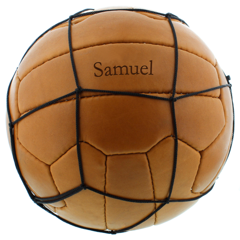 Bild von   lederfuball retro mit gravurpng | 🌟 Gravur nach Wunsch 🪄