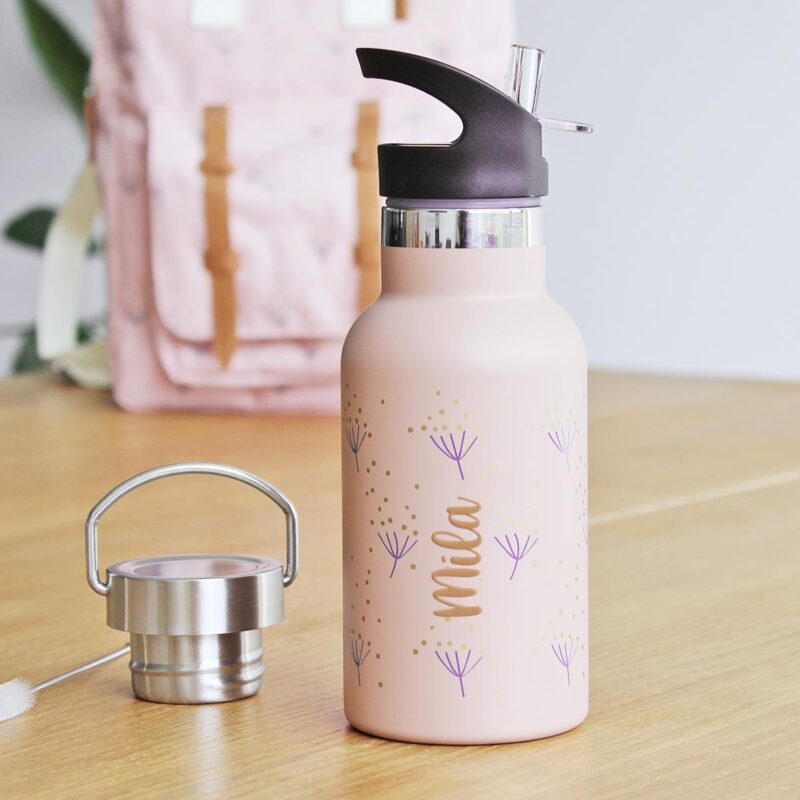 Bild von   kinder thermosflasche pusteblujpg | 🌟 Gravur nach Wunsch 🪄