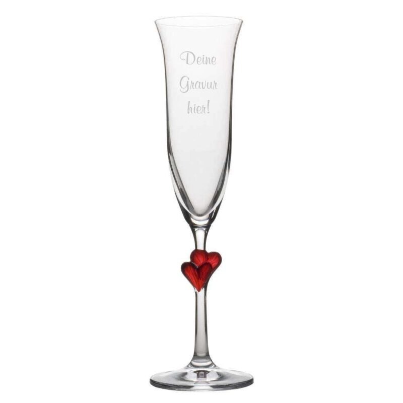 Bild von   stoelzle sektglas lamour rotjpg | 🌟 Gravur nach Wunsch 🪄