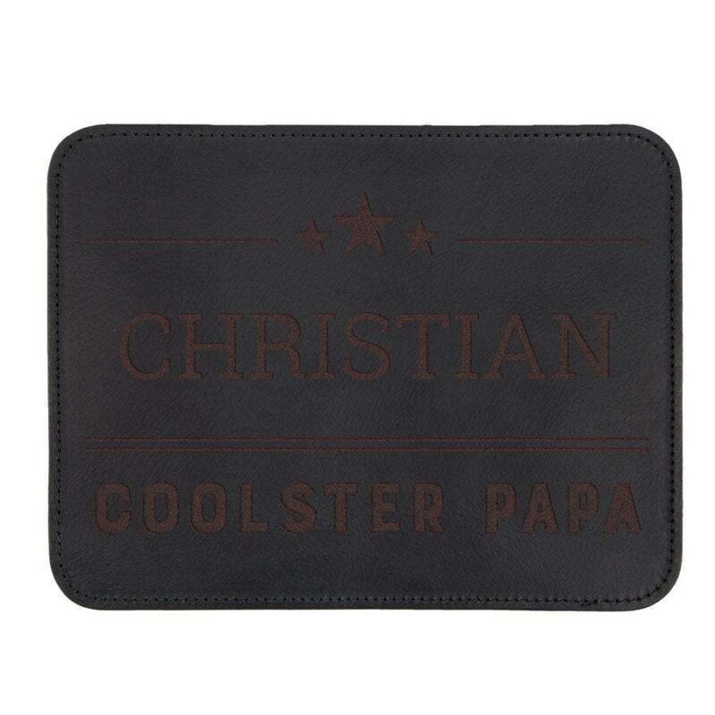 Bild von   mousepad leder mit namen schjpg | 🌟 Gravur nach Wunsch 🪄