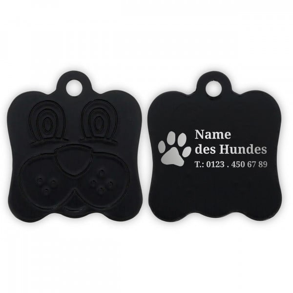Bild von   hundemarke hundekopf gravurjpg | 🌟 Gravur nach Wunsch 🪄