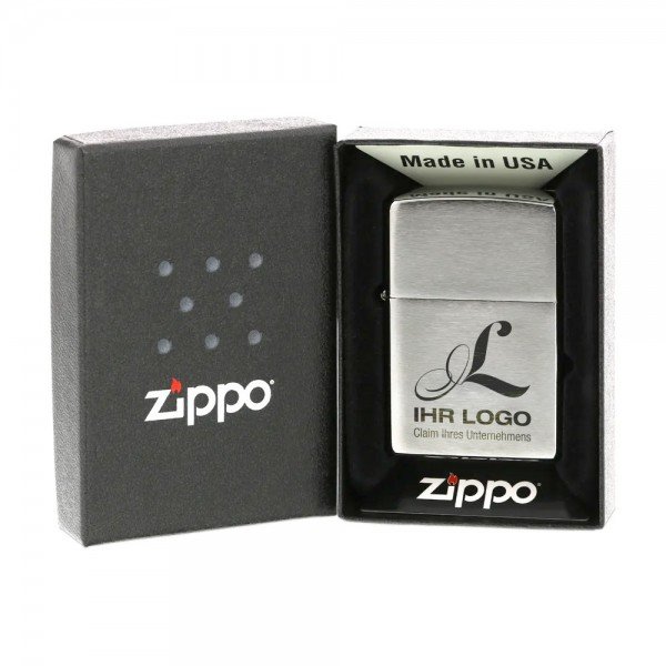 Bild von Original Zippo Benzinfeuerzeug Gravurmaß x mm | 🔮 Gravur nach Wunsch 🌟