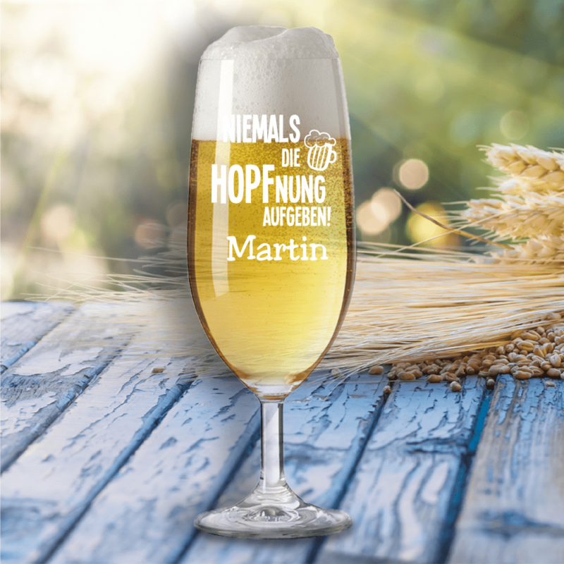 Bild von   bierglas niemals die hopfnungpng | 🌟 Gravur nach Wunsch 🪄