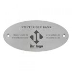 🖼️ 29444-1-bankschild-aus-edelstahl-oval.jpg | 🌟 Gravur nach Wunsch 🪄 Bild von bankschild aus edelstahl ovaljpg | 🌟 Gravur nach Wunsch 🪄