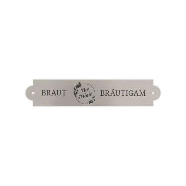🖼️ 29522-1-hochzeitsschild-messing-silber.jpg | 🌟 Gravur nach Wunsch 🪄 Bild von hochzeitsschild messing silberjpg | 🌟 Gravur nach Wunsch 🪄