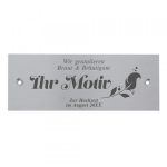 🖼️ 29532-1-hochzeitsschild-aus-edelstahl.jpg | 🌟 Gravur nach Wunsch 🪄 Bild von hochzeitsschild aus edelstahljpg | 🌟 Gravur nach Wunsch 🪄