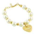 Bild von   perlen armband mit gravur ag bjpg | 🌟 Gravur nach Wunsch 🪄