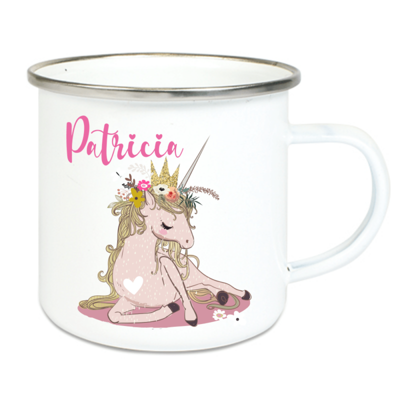 Bild von   emaille tasse kinder mit deinepng | 🌟 Gravur nach Wunsch 🪄