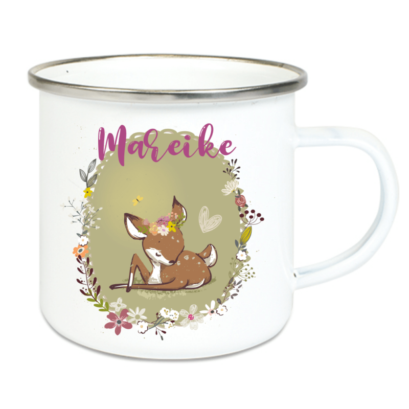 Bild von   emaille tasse kinder mit deinepng | 🌟 Gravur nach Wunsch 🪄