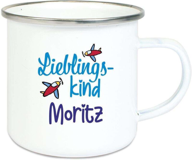 Bild von   emaille tasse fuer jungen liejpg | 🌟 Gravur nach Wunsch 🪄
