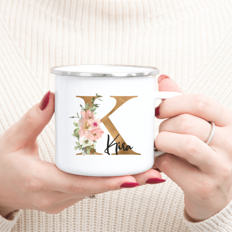 Bild von   personalisierte tasse emaillepng | 🌟 Gravur nach Wunsch 🪄