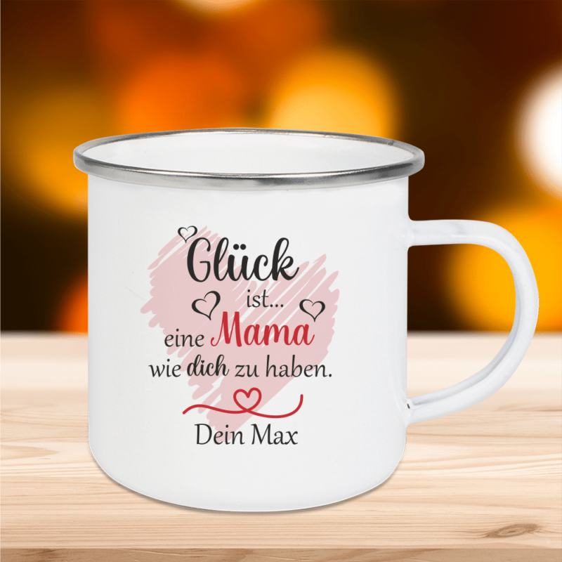 Bild von   personalisierte tasse emaillepng | 🌟 Gravur nach Wunsch 🪄