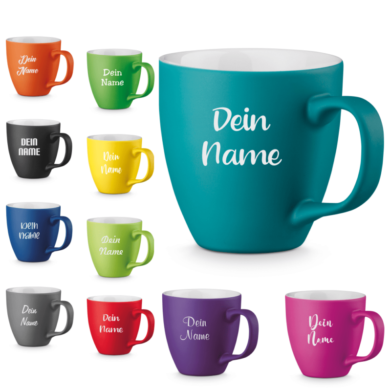 Bild von   mattierte tasse mit deinem wunpng | 🌟 Gravur nach Wunsch 🪄