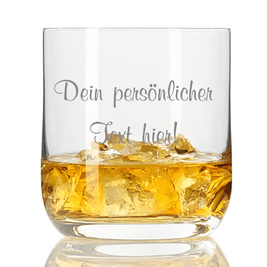 Bild von personalisiertes Whisky Glas mit Deinem Wunschtext | 🔮 Gravur nach Wunsch 🌟