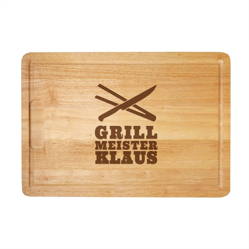 Bild von   grillmeister schneidebrett mjpg | 🌟 Gravur nach Wunsch 🪄