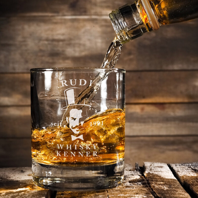 Bild von   whiskyglas mit gravur gentlejpg | 🌟 Gravur nach Wunsch 🪄
