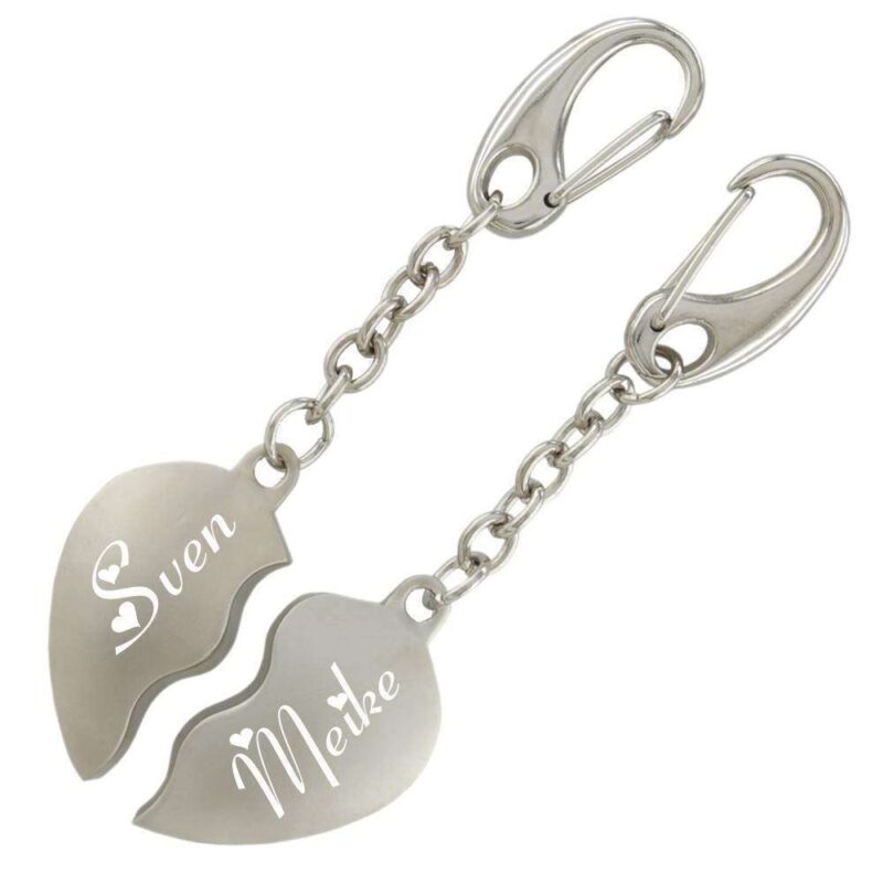 Bild von   schluesselanhaenger geteilte hjpg | 🌟 Gravur nach Wunsch 🪄