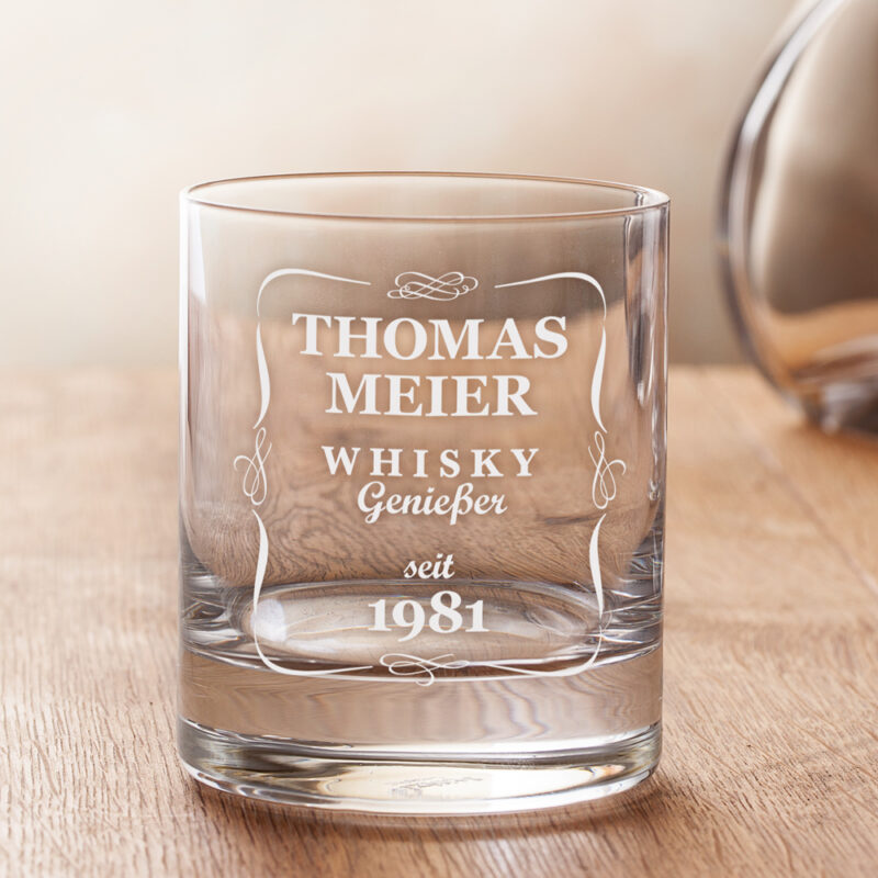Bild von   whiskyglas mit gravur klassijpg | 🌟 Gravur nach Wunsch 🪄