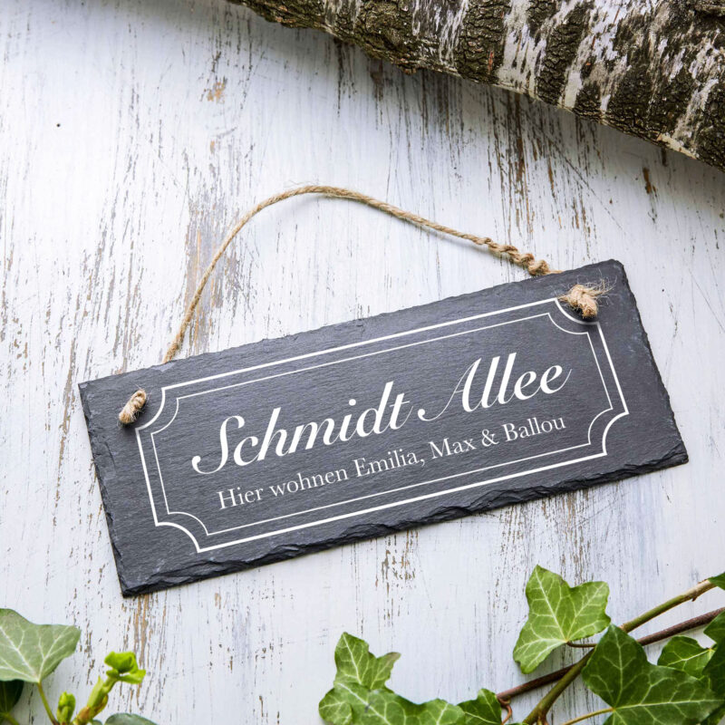 Bild von   schiefertafel zum aufhaengen mjpg | 🌟 Gravur nach Wunsch 🪄