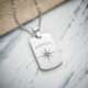 🖻 Dog Tag Kette mit Gravur Anker Initialen personalisiert | 🔮 Gravur nach Wunsch 🌟 Bild von Dog Tag Kette mit Gravur Anker Initialen personalisiert | 🔮 Gravur nach Wunsch 🌟