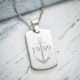 🖻 Dog Tag Kette mit Gravur Army personalisiert | 🔮 Gravur nach Wunsch 🌟 Bild von Dog Tag Kette mit Gravur Army personalisiert | 🔮 Gravur nach Wunsch 🌟