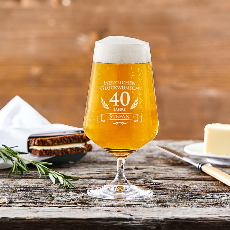 Bild von   bierglas mit gravur  gebujpg | 🌟 Gravur nach Wunsch 🪄