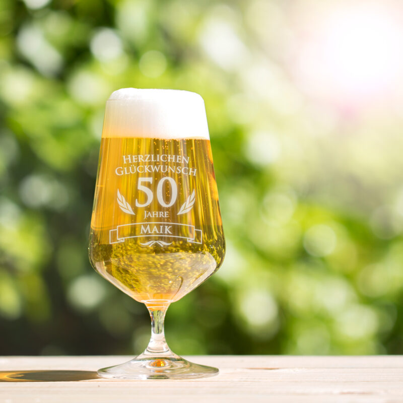 Bild von   bierglas mit gravur  gebujpg | 🌟 Gravur nach Wunsch 🪄