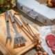 🖻 Grillset Grillbesteck im Koffer und Schneidebrett mit Gravur Grillmeister | 🔮 Gravur nach Wunsch 🌟 Bild von Grillset Grillbesteck im Koffer und Schneidebrett mit Gravur Grillmeister | 🔮 Gravur nach Wunsch 🌟