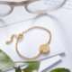 🖻 Armkettchen mit Gravur Initial Silber personalisiert | 🔮 Gravur nach Wunsch 🌟 Bild von Armkettchen mit Gravur Initial Silber personalisiert | 🔮 Gravur nach Wunsch 🌟
