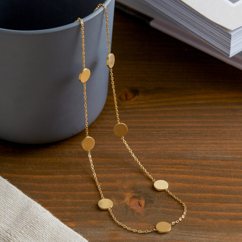 Bild von   layering kette mit kleinen anhjpg | 🌟 Gravur nach Wunsch 🪄