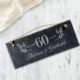 🖻 Schieferschild mit Gravur Goldene Hochzeit Personalisiert | 🔮 Gravur nach Wunsch 🌟 Bild von Schieferschild mit Gravur Goldene Hochzeit Personalisiert | 🔮 Gravur nach Wunsch 🌟