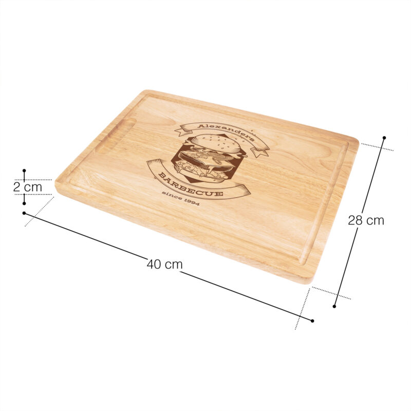 Bild von   schneidebrett grillmotiv barjpg | 🌟 Gravur nach Wunsch 🪄