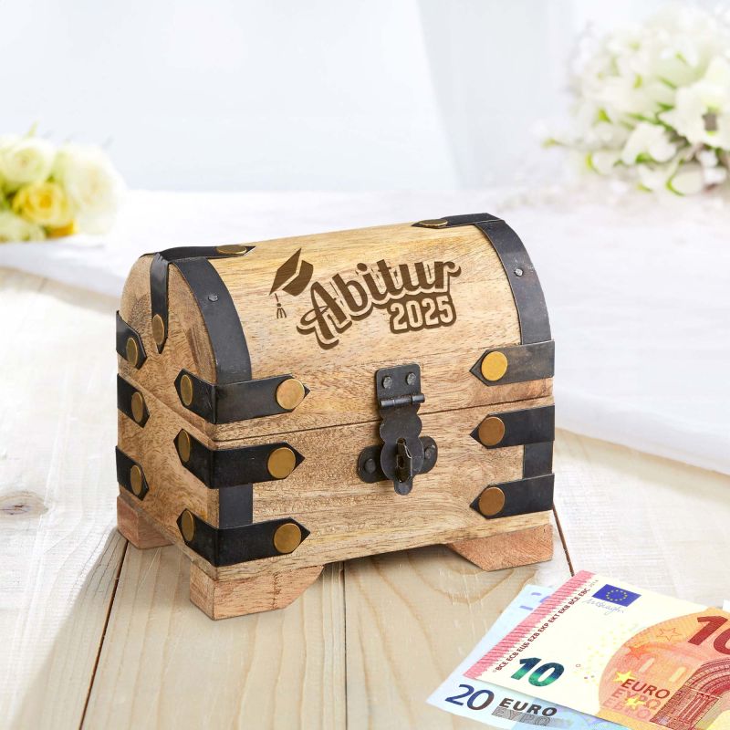 Bild von   kleine schatztruhe mit gravurjpg | 🌟 Gravur nach Wunsch 🪄